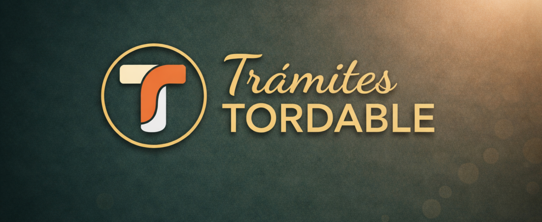 logo elegante de tramites tordable 3